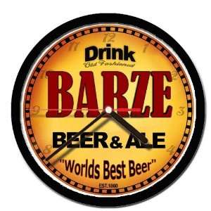  BARZE beer and ale cerveza wall clock 