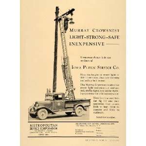  1932 Ad Iowa Public Service Company Metropolitan Device 