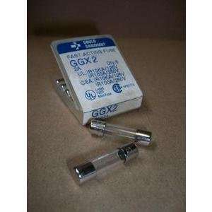   GGX2 2 AMP FAST ACTING GLASS FUSE 