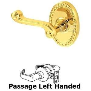  Passage ornate left handed lever with oval rope rosette in 