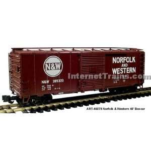   Aristo Craft Large Scale 40 Box Car   Norfolk & Western Toys & Games