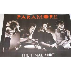  Paramore Poster   Final Riot Promo Flyer