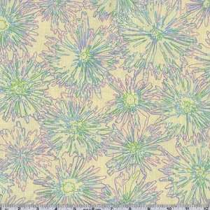   Neon Floral Pastel Fabric By The Yard Arts, Crafts & Sewing