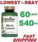   SWANSON BLACK COHOSH 540mg 60caps Eases the transition into menopause