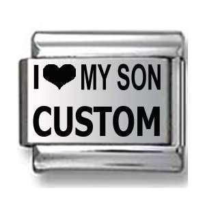  I Love My Son Custom Laser Italian Charm Jewelry