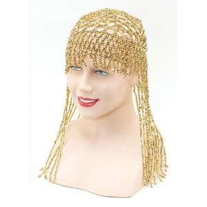   Online New Gold Bead Headpiece Cleopatra Fancy Dress Toys & Games