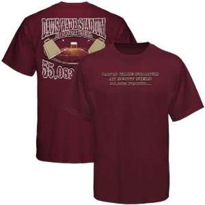   Bulldogs Maroon Davis Wade Stadium Cowbell T shirt