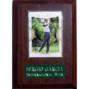 Sergio Garcia 4.5 x 6.5 Plaque