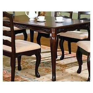 Townsville Dining Room Table in Dark Walnut Finish by Furniture of 