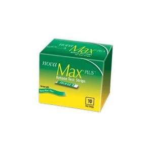  Nova Max Plus Ketone Test Strips 10/bx Health & Personal 