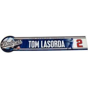  Tom Lasorda #2 2008 Dodgers Game Used Locker Room 