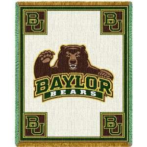  Baylor University Bears Jacquard Woven Throw   69 x 48 