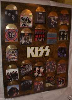 KISS Gold Album POSTER w/ DIE CUT LOGO new AWESOME WOW  