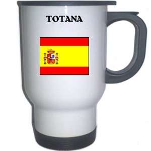  Spain (Espana)   TOTANA White Stainless Steel Mug 
