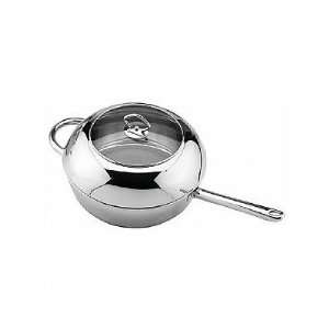   Steel Tapered Total Kitchen Pan with Dome Lid