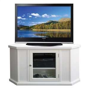  Riley Holliday by Leick White 46 inch Corner TV Console 