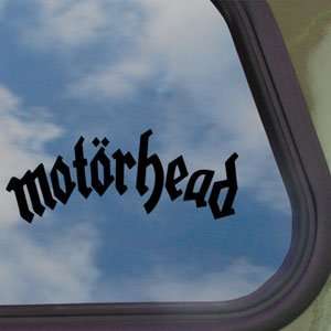  Motorhead Black Decal Lemmy Metal Rock Band Window Sticker 