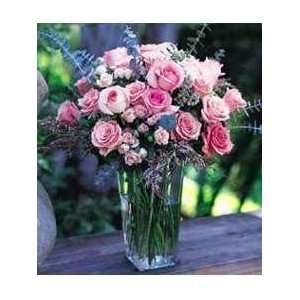  Victorian Pink Rose Vase