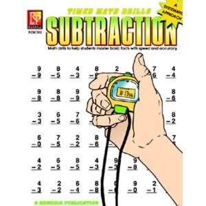   REMEDIA PUBLICATIONS TIMED MATH FACTS SUBTRACTION 