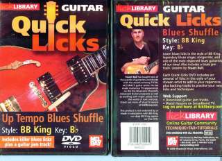 Lick Library Up Tempo Blues Shuffle BB King Style DVD  