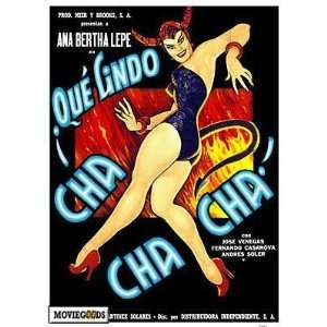  1954 Que Lindo Cha Cha Cha 27 x 40 inches Foreign Style A 