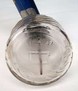 Vintage LARVEX MOTHPROOFING BUG SPRAYER Tin & Glass Jar  