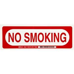   302 Polyester, Red on White No Smoking Sign Industrial & Scientific
