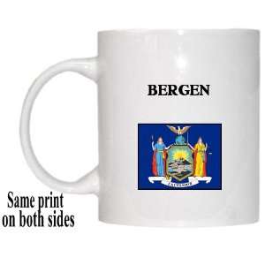  US State Flag   BERGEN, New York (NY) Mug 