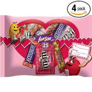 Mars Valentines Fun Size Chocolate Mix Variety Bag, 16.20 Ounce 
