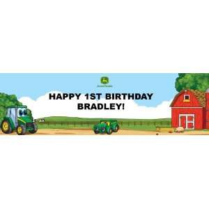  Johnny Tractor Personalized Banner Medium 24 x 80 