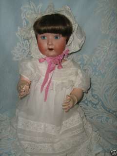 Large Bisque Head Character Baby Chubby 22  