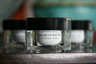 PRODUCT DETAILS 2.0 oz. (60 ml.) BABYFACE Express Facial.