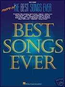 MORE OF THE BEST SONGS EVER EASY PIANO SHEET MUSIC BOOK  