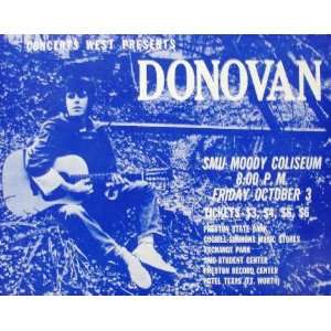  Donovan Texas Original Concert Poster