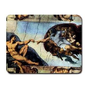    Creation Of Adam By Michelangelo Mouse Pad