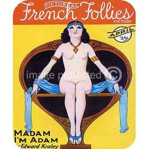   Im Adam French Follies Retro Pinup Girl MOUSE PAD