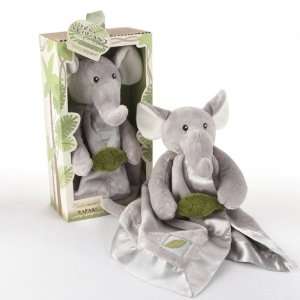  Ekko the Elephant Plush Rattle & Crinkle Leaf Baby