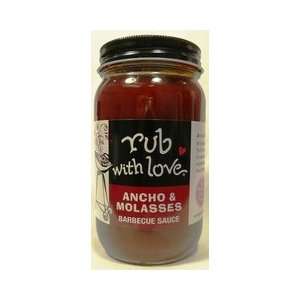 Tom Douglas Rub With Love Ancho Molasses BBQ Sauce, 16oz Jar