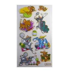  Assorted Tom and Jerry Stickers (3 Sheets) Toys & Games