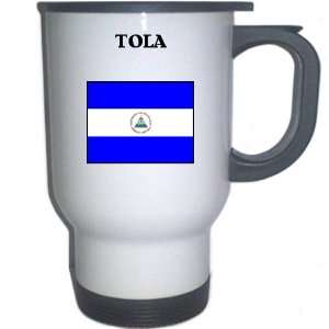 Nicaragua   TOLA White Stainless Steel Mug