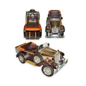  Classic Wooden Roadster Ride On   Battery Operated 