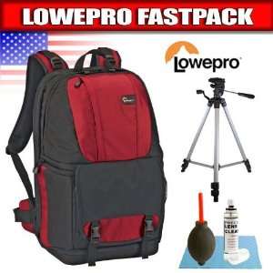  Lowepro Fastpack 350 Camera Bag (Red) + Photo / Video 