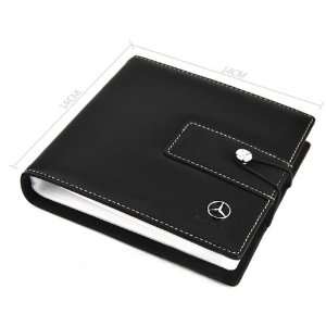  Cool2day 20cd Car Auto Benz LOGO CD DVD Storage leather 