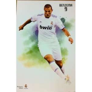    Real Madrid   Benzema 10/11   35.7x23.8 inches