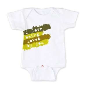  Baby Thoughts Bodysuit For Boy in White Size 3 6 Baby
