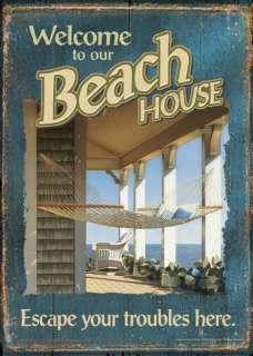 Welcome To Our Beach House Toland House Flag 28 x 40  