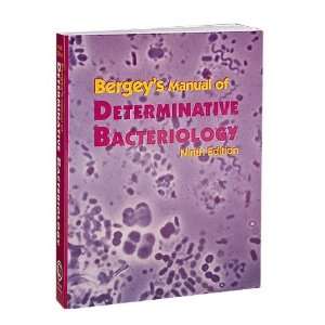  Bergeys Manual of Determinative Bacteriology Industrial 