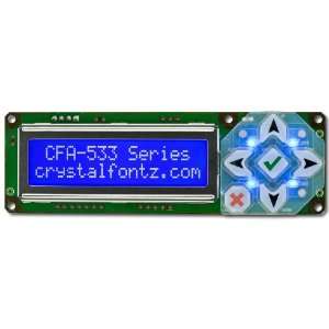  Crystalfontz CFA533 TMI KC 16x2 character LCD display 