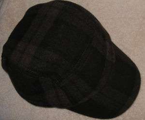 Banana Republic Brown Plaid Hat Size Small/Med (NEW)  