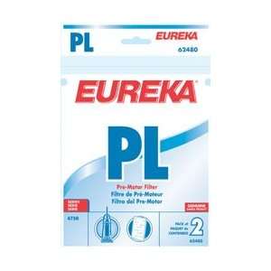Eureka Style PL Pre Motor Filter For 4700 Series Bagged Uprights. 2 in 